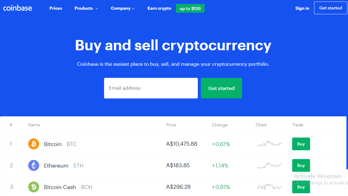 صرافی ارز دیجیتال Coinbase