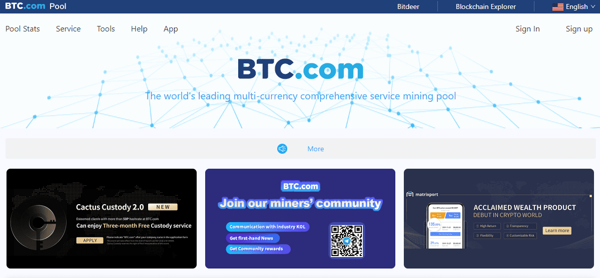 استخر استخراج BTC.com