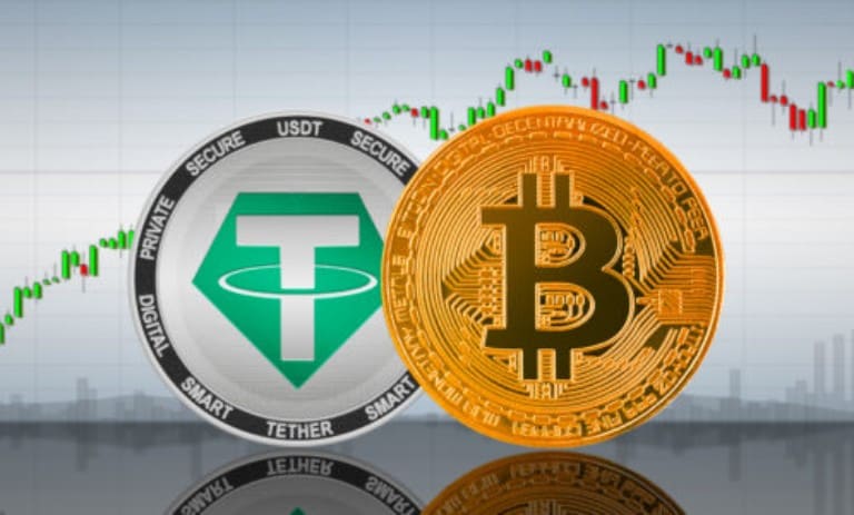 مقایسه تتر با بیت کوین