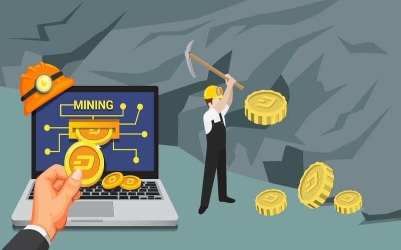 سرعت استخراج دش نسبت به بیت کوین
