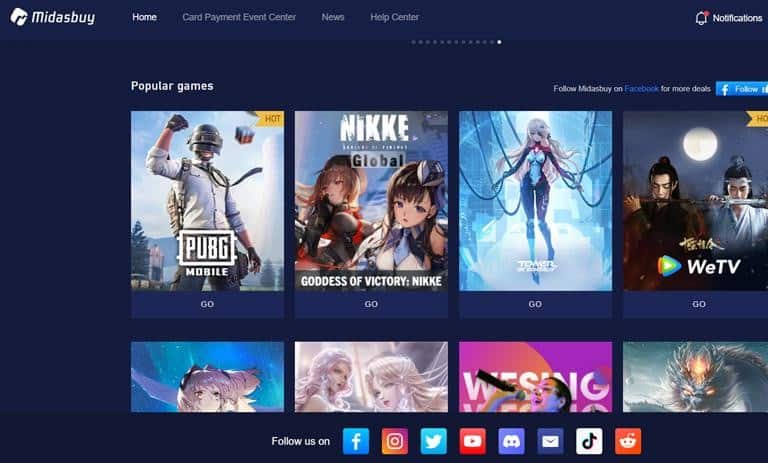 سایت Midasbuy