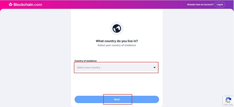 کشور کیف پول بلاکچین دات کام