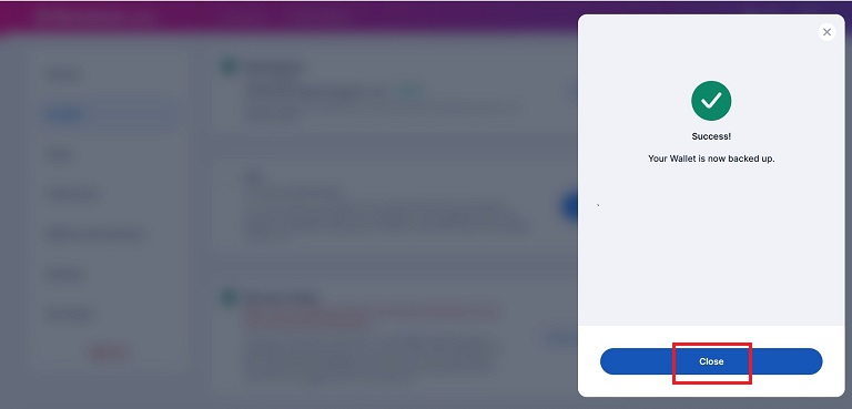 مراحل تنظیم کیف پول بلاکچین