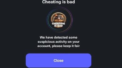 نشان Cheating is bad همستر کامبت