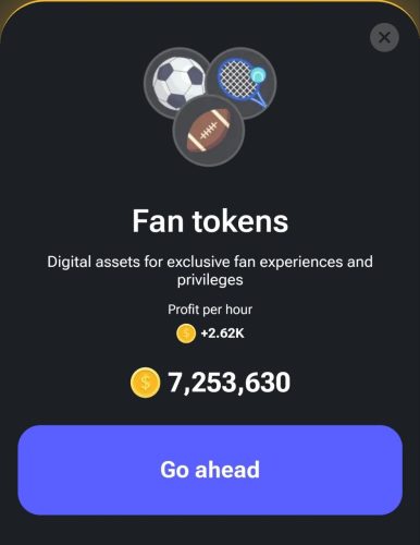 کارت Fan Token