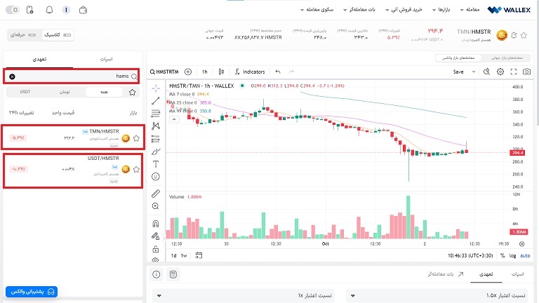 فروش تعهدی همستر در والکس