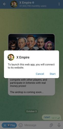 نحوه شرکت در ایردراپ X Empire