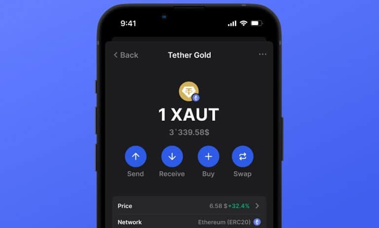 کیف پول نرم افزاری برای تتر گلد