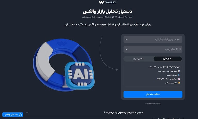 آموزش دستیار تحلیل بازار والکس