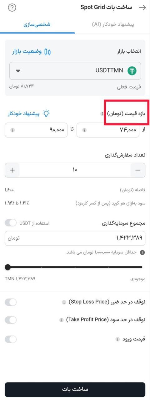 اسپات گرید 5