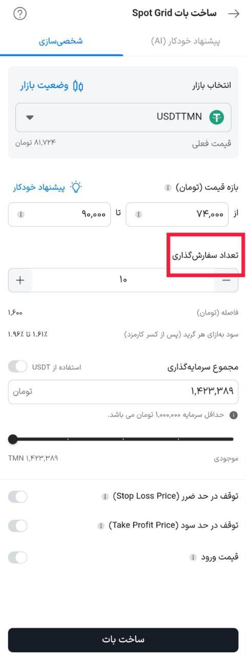 اسپات گرید 6