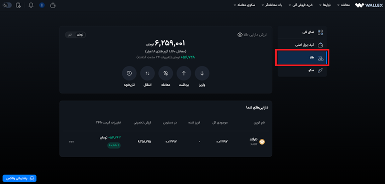 بخش طلا