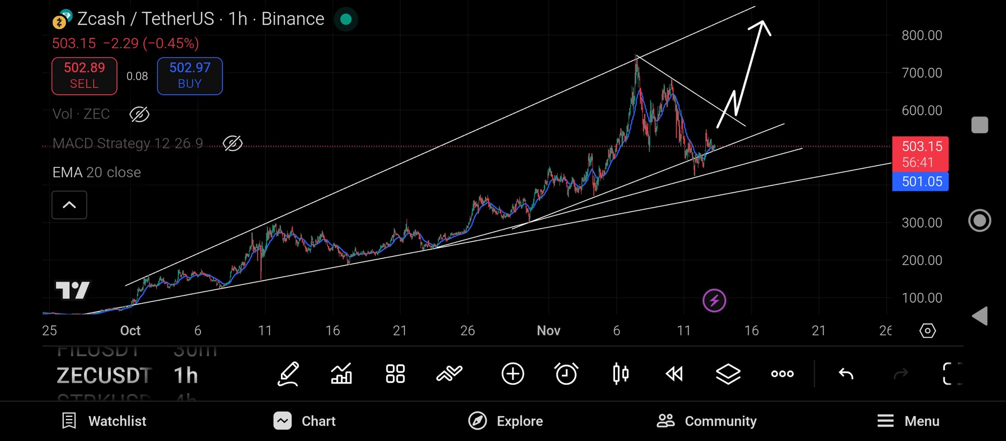 تحلیل تکنیکال دش دراز مدت